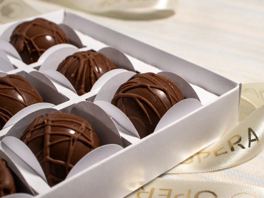 Caixa Bombom de Brigadeiro Branco | 180g — foto 3