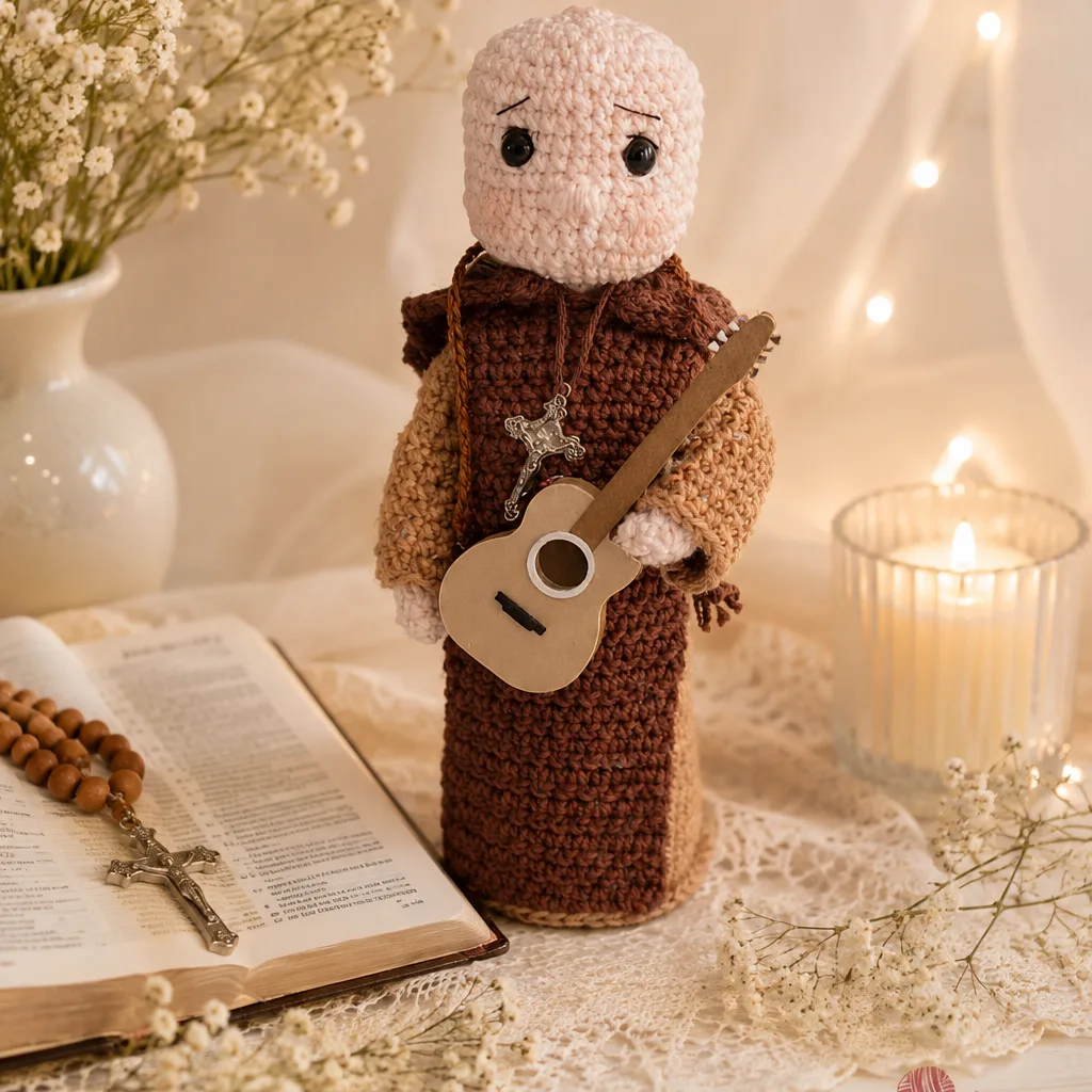 Frei Gilson em amigurumi — foto 2