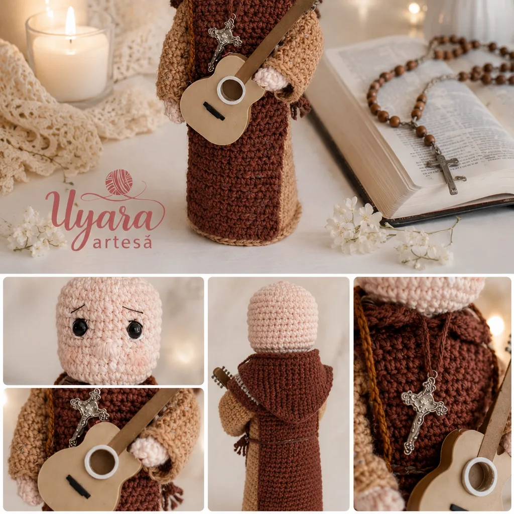 Frei Gilson em amigurumi — foto 4