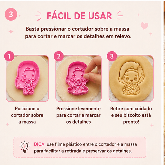 Cortador de biscoito Princesas da Disney — foto 2