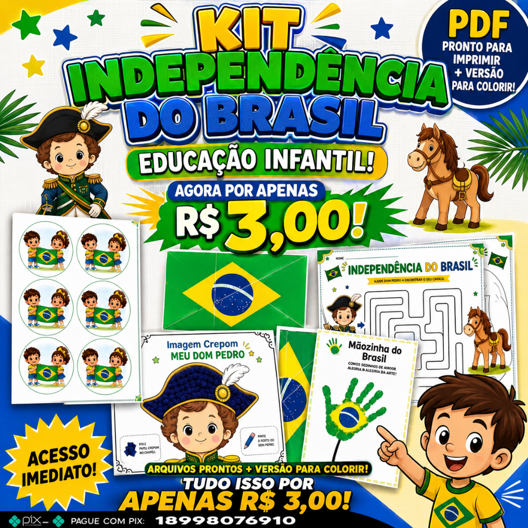 KIT INDEPENDÊNCIA DO BRASIL — foto 2