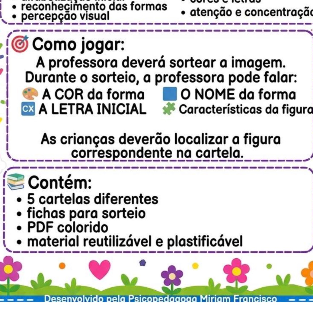 Bingo FORMA GEOMÉTRICA — foto 2