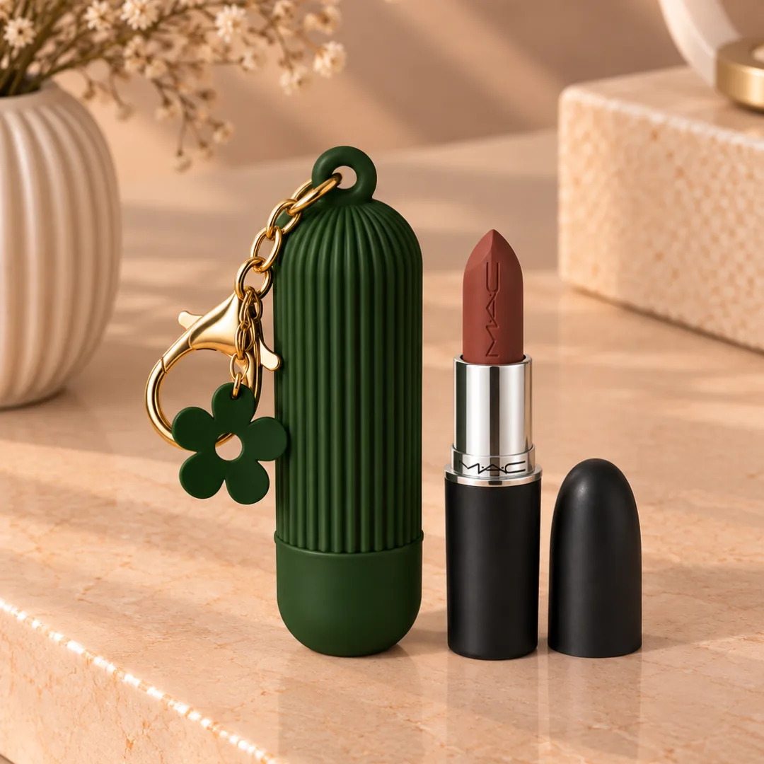 Chaveiro Porta Batom / Lip Balm Cotelê — foto 4