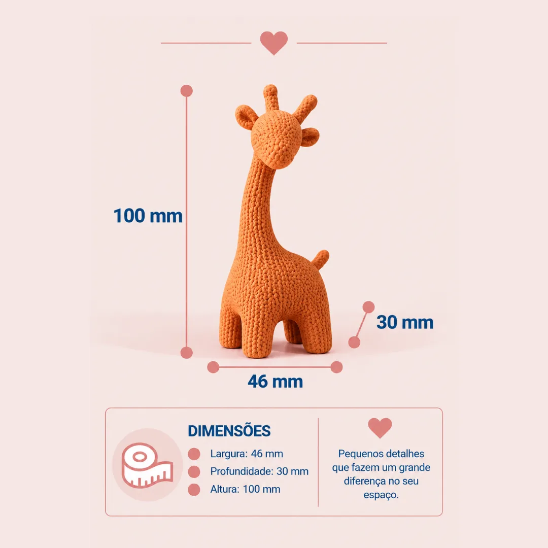 Mini Girafa Decorativo Essenza Tricot — foto 2