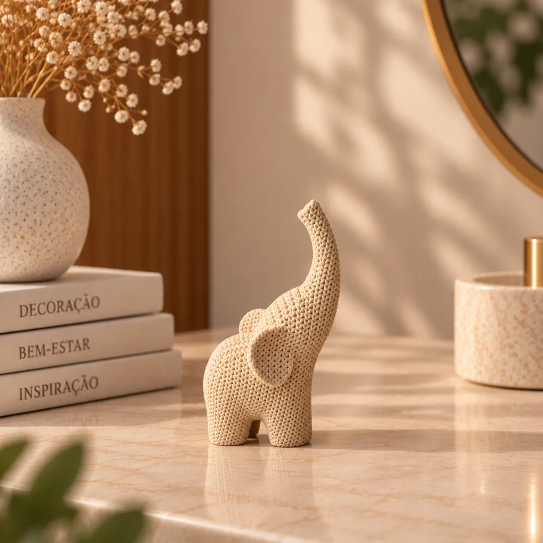 Elefante Decorativo Essenza Tricot — foto 2