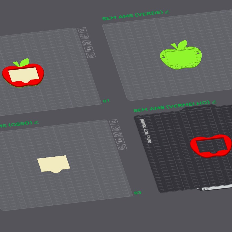 Post-it ímã maçã 🍎 — foto 4