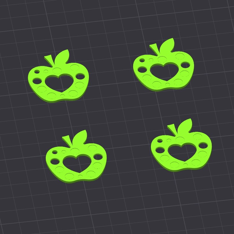 Chaveiro maçã 🍎 — foto 3
