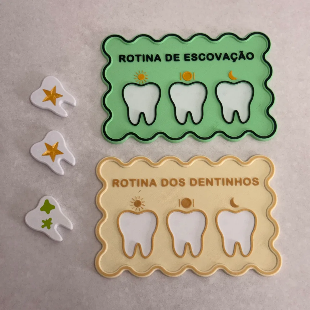 Calendário de escovação DIÁRIO 🦷 — foto 2