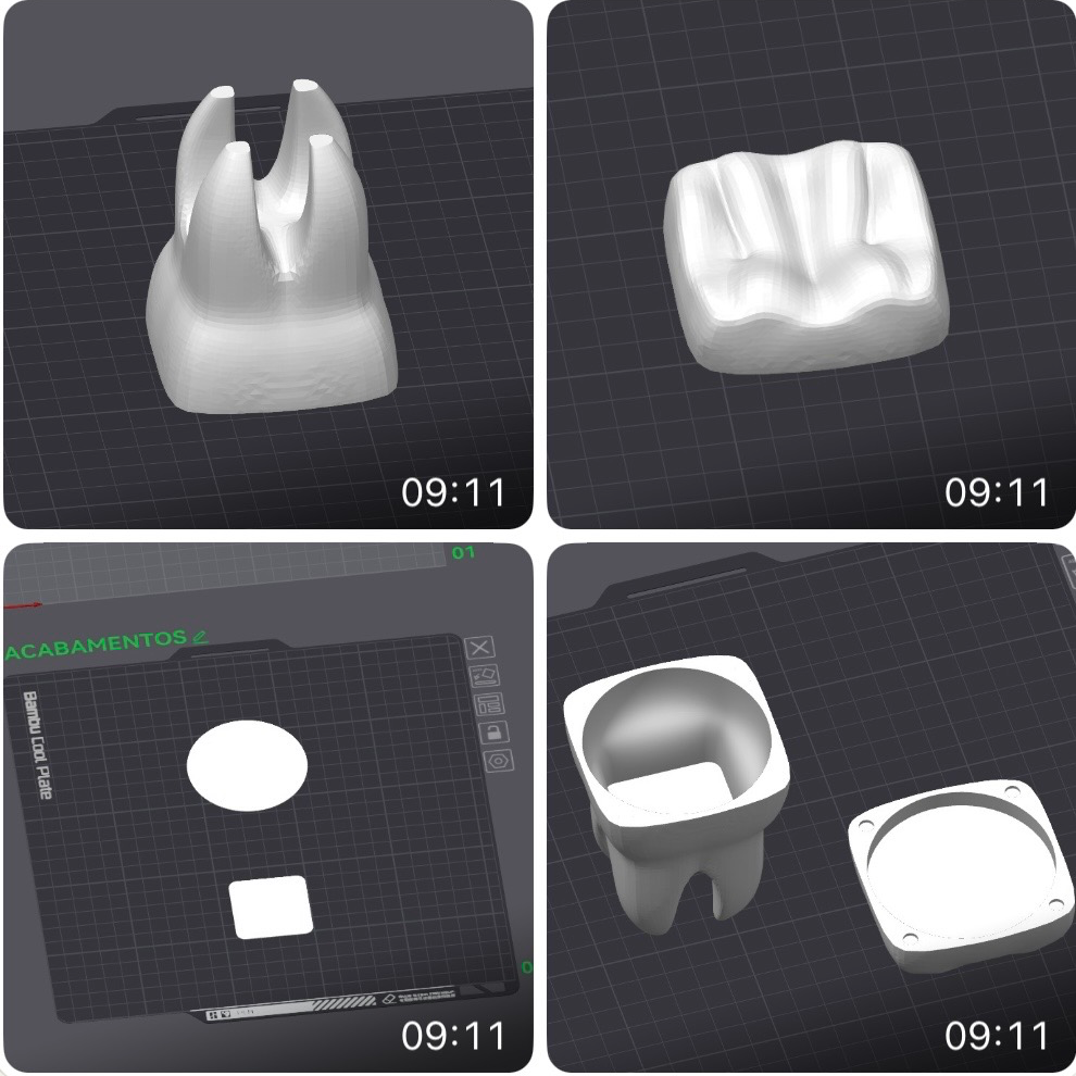 Pote para dentinhos do painel de escovação — foto 3