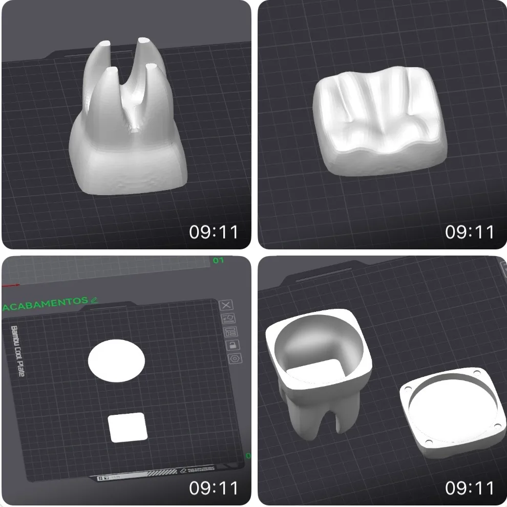 Pote para dentinhos do painel de escovação — foto 3