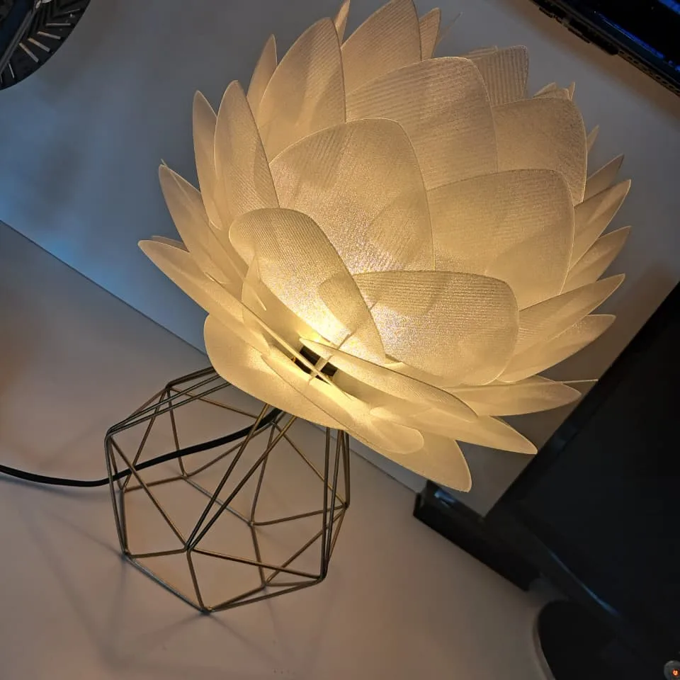 Luminária Flor de Lótus – Decoração Elegante e Aconchegante — foto 2