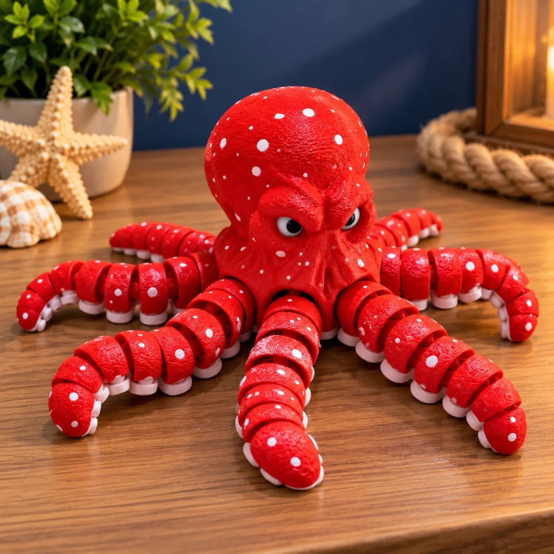 Polvo Articulado  – Brinquedo Sensorial e Divertido — foto 2