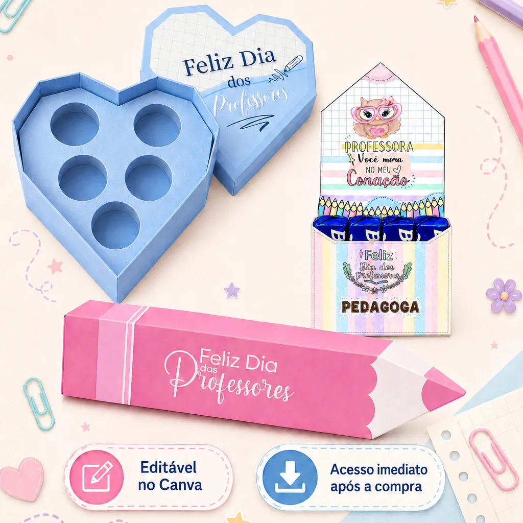 Pack Dia dos professores- Editável no Canva — foto 3