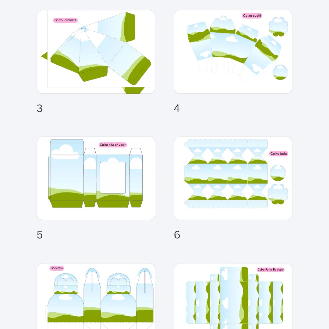 Mega Pack| 500 moldes limpos- Editáveis no Canva — foto 5