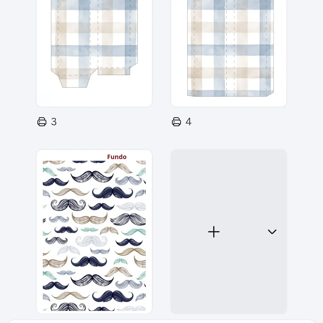 Molde Editável- Caixa Cenário dia dos pais(Un)- Caixa bigode — foto 3