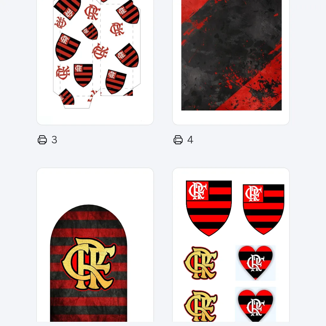 Molde Caixa cenário - Flamengo — foto 3