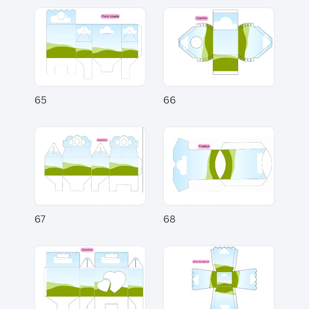 Mega Pack| 500 moldes limpos- Editáveis no Canva — foto 2