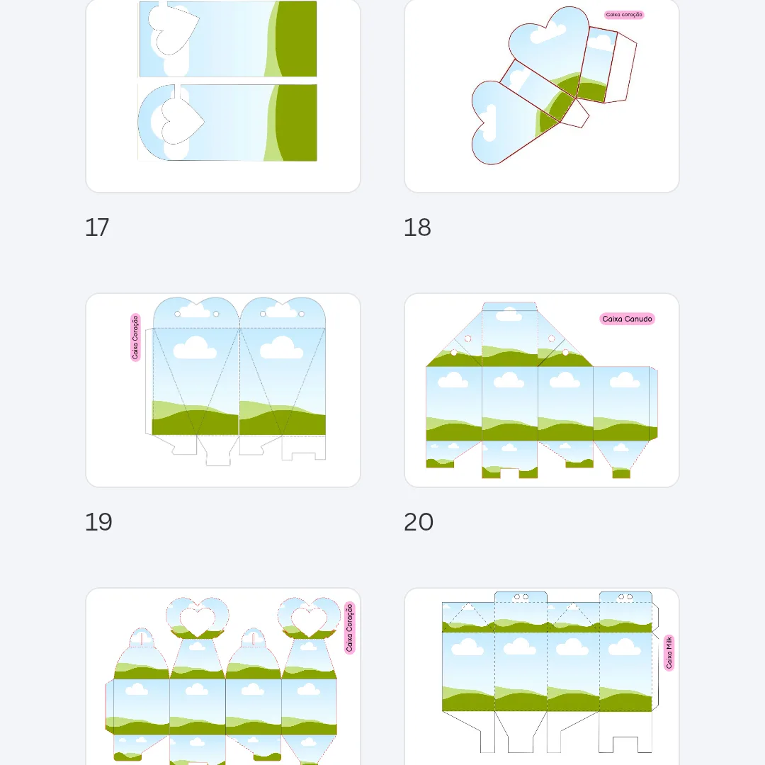 Mega Pack| 500 moldes limpos- Editáveis no Canva — foto 4