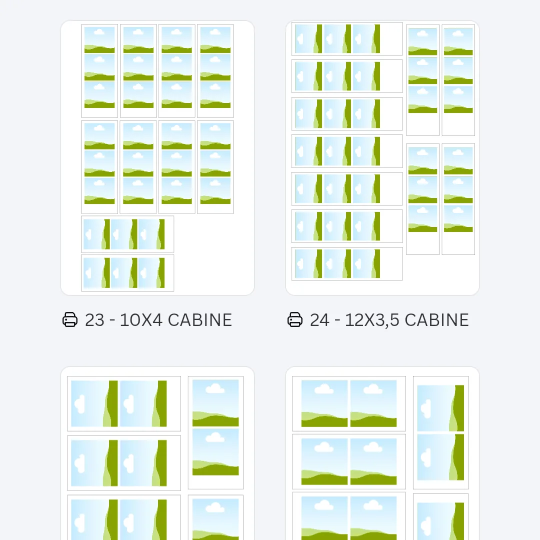Pack com 47 tamanhos de fotos polaroides editáveis no Canva — foto 3