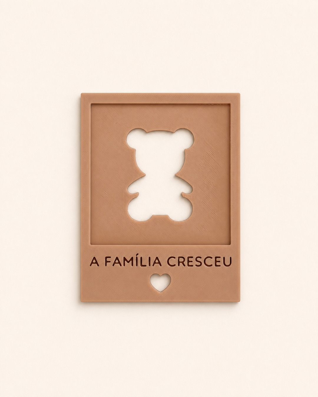Moldura A FAMÍLIA CRESCEU