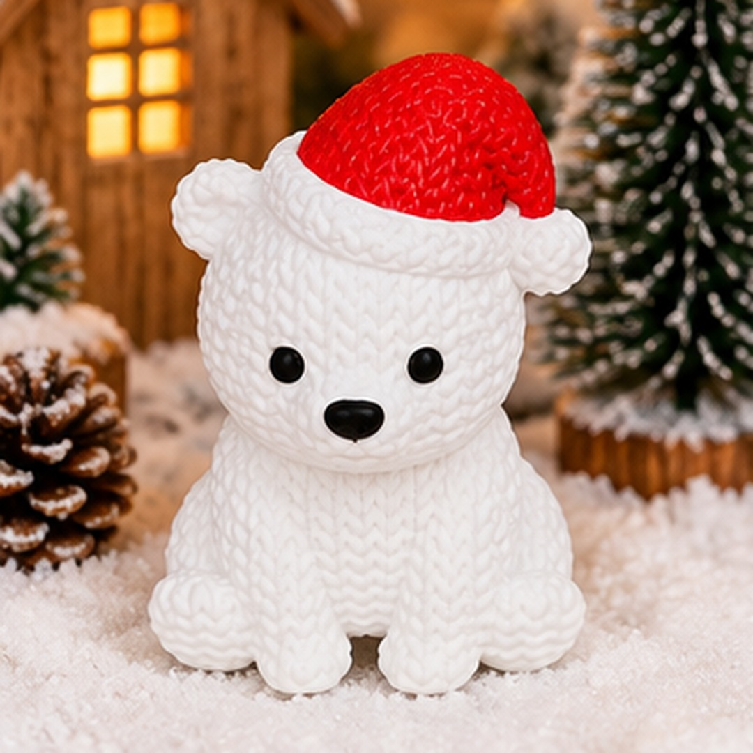 🐻‍❄️ Ursinho Polar Natalino Decorativo - 6 cm — foto 4