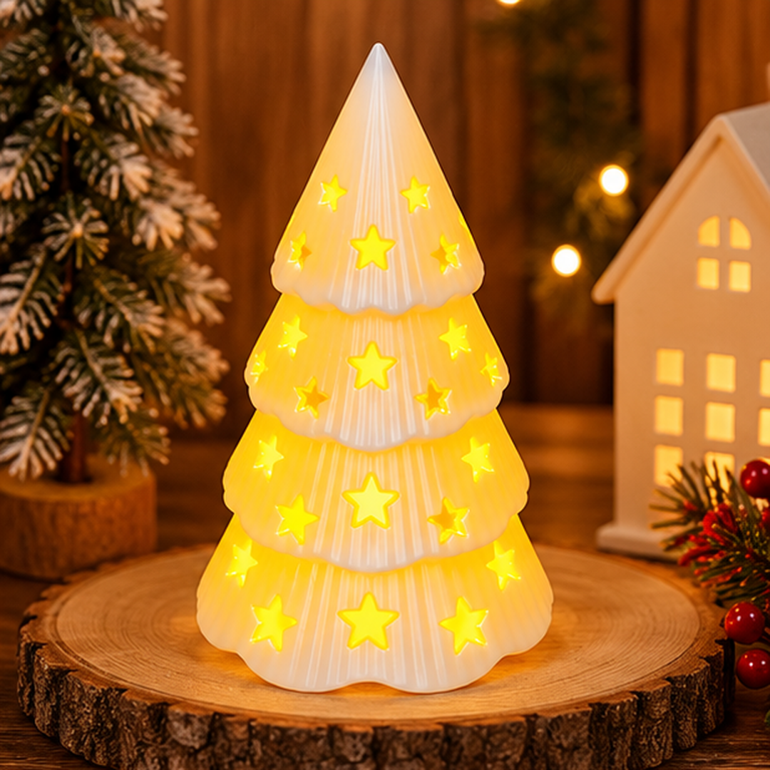 ✨ Luminária Natalina com Vela LED – 13 cm ✨ — foto 3