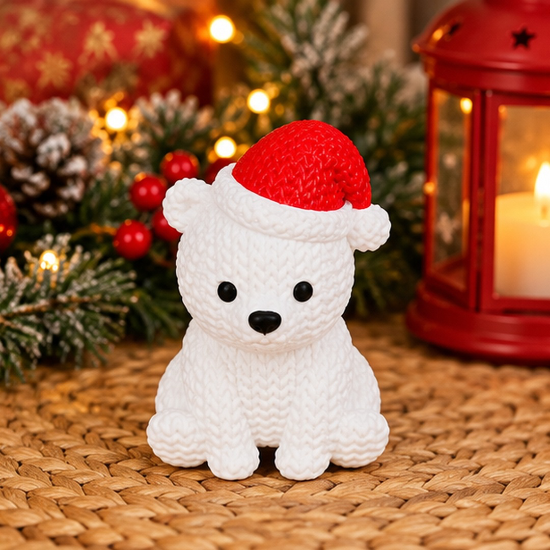 🐻‍❄️ Ursinho Polar Natalino Decorativo - 6 cm — foto 3