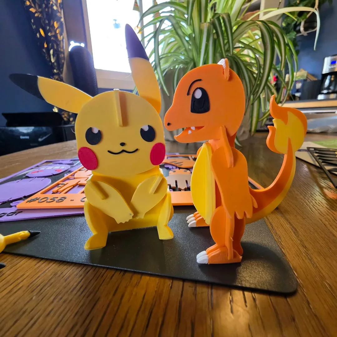 Kit Cards Pokemon Quebra Cabeça em 3D para Montar – Pikachu - Miniatura Colecionável — foto 5