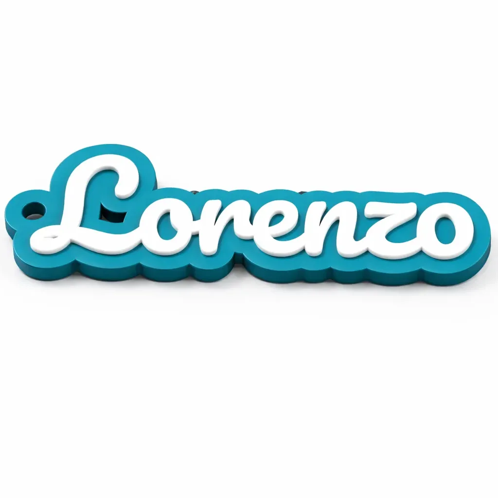 Chaveiro com nome personalizado em 3D — foto 4