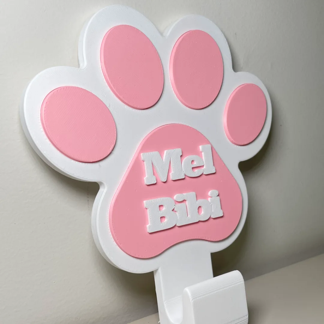 Suporte de Coleira Pet Personalizado com Nome — foto 3