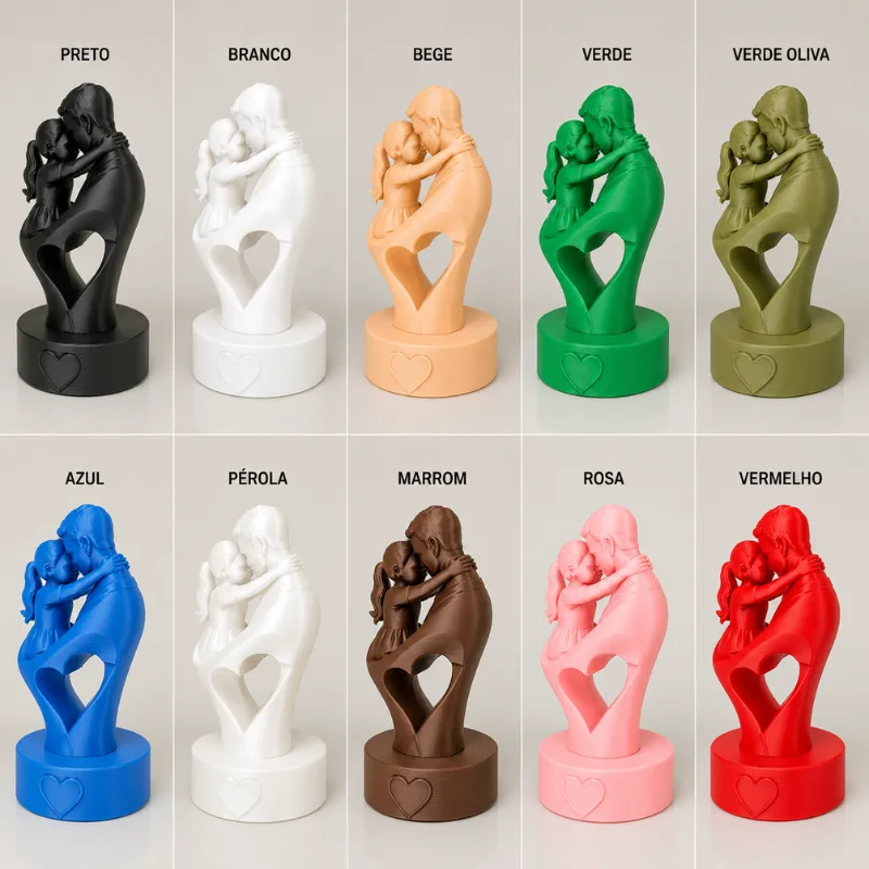 Escultura Decorativa Pai e Filho(a) | Dia dos Pais — foto 4