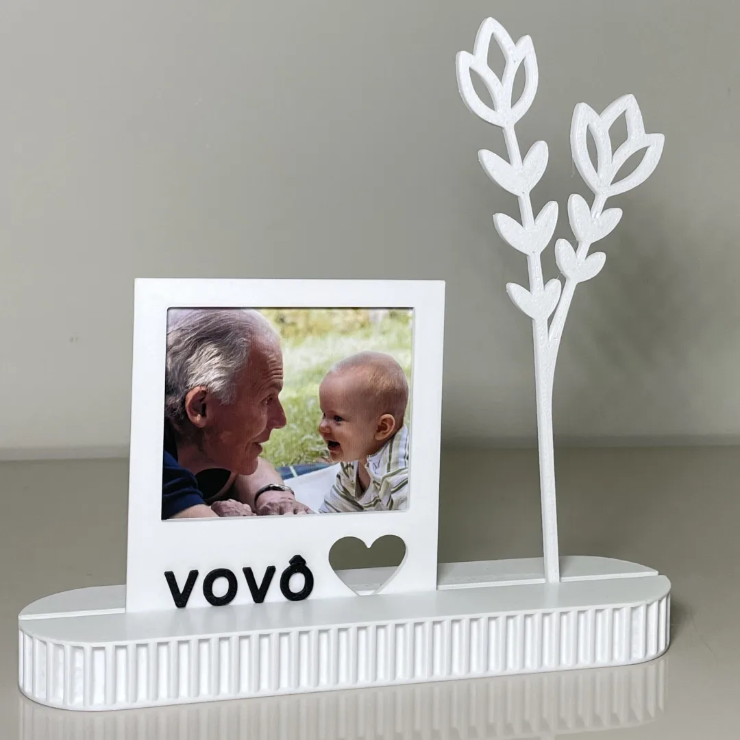 Porta Polaroid Com Flor — foto 3