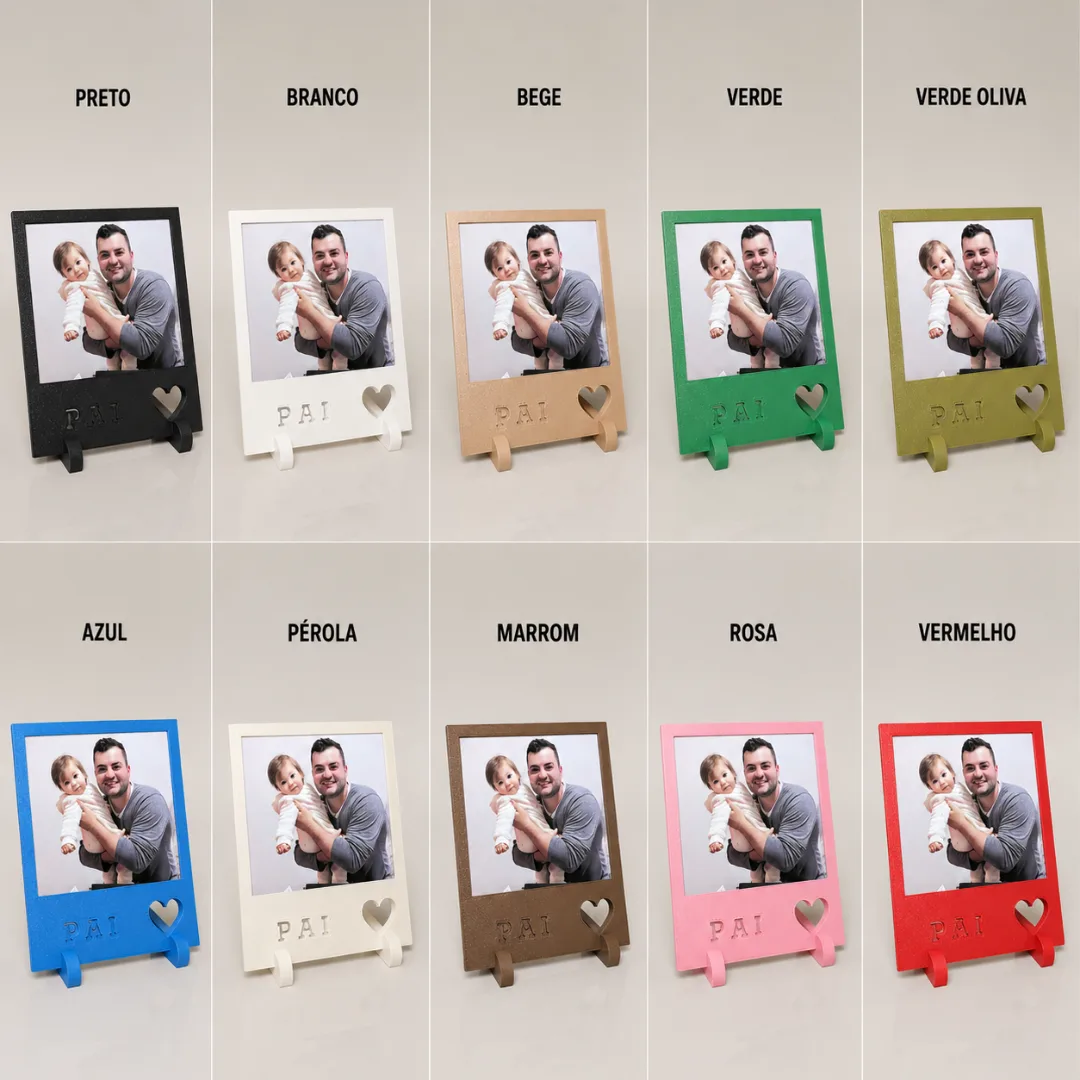 Polaroid Pai | Coração Vazado na Frente — foto 4