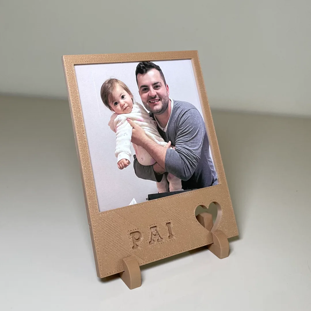 Polaroid Pai | Coração Vazado na Frente — foto 5