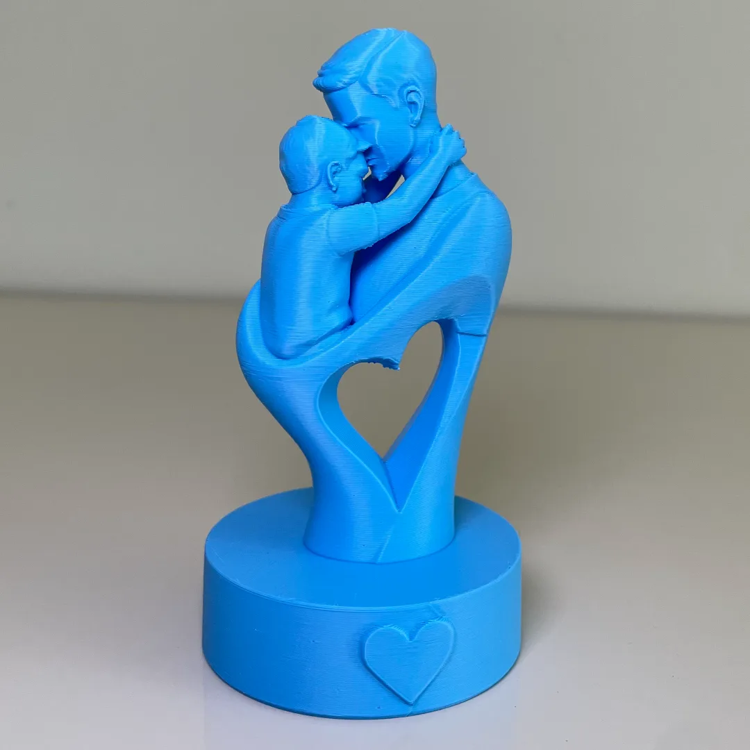 Escultura Decorativa Pai e Filho(a) | Dia dos Pais — foto 2