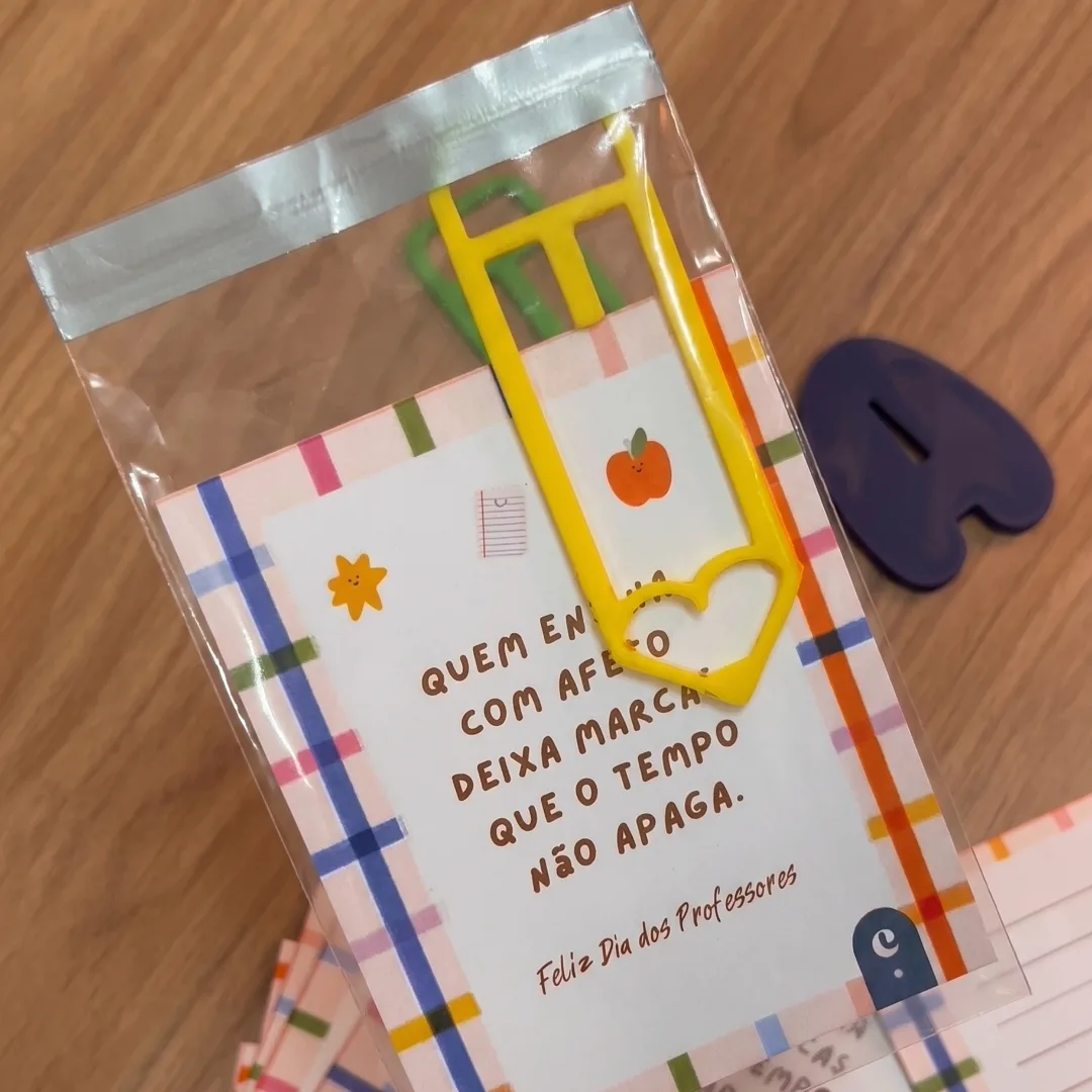 Kit com 4 - Marcador de página em formato de lápis — foto 2