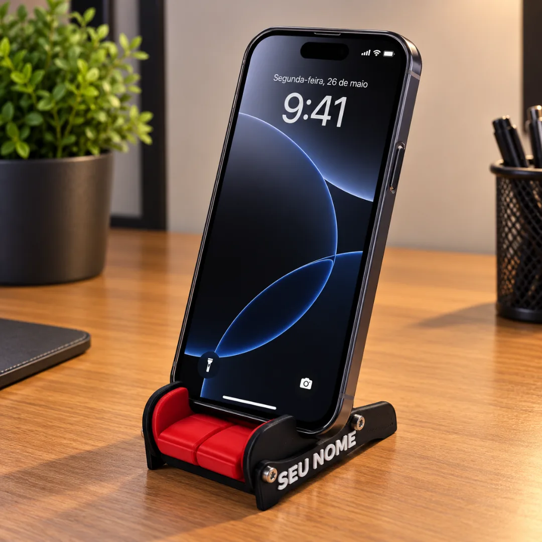 Suporte Celular Mesa Banco Concha — foto 2