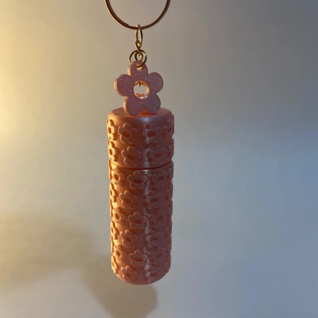 Porta Hidratante labial - textura de flor — foto 4