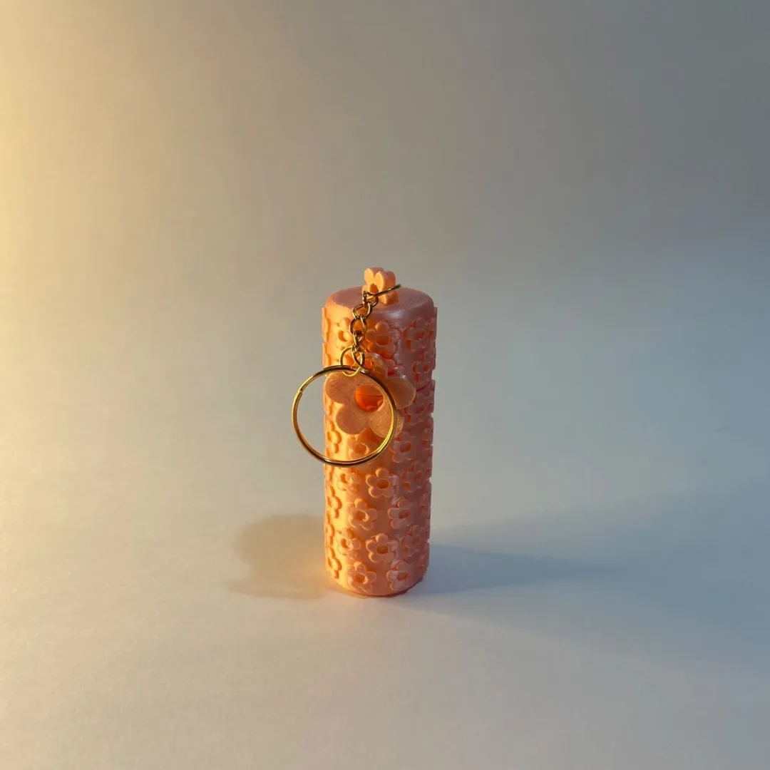 Porta Hidratante labial - textura de flor — foto 3