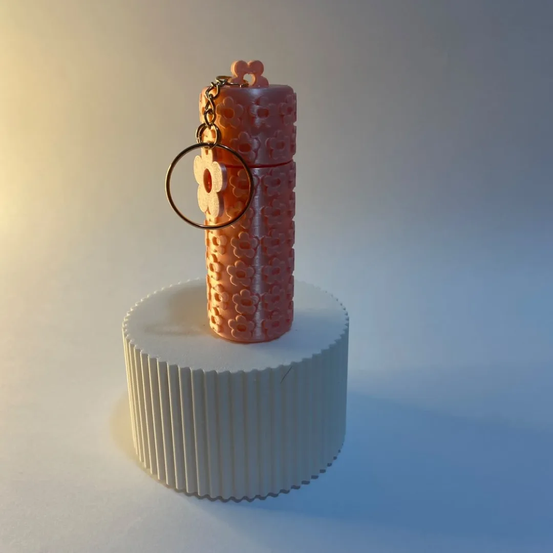 Porta Hidratante labial - textura de flor — foto 2