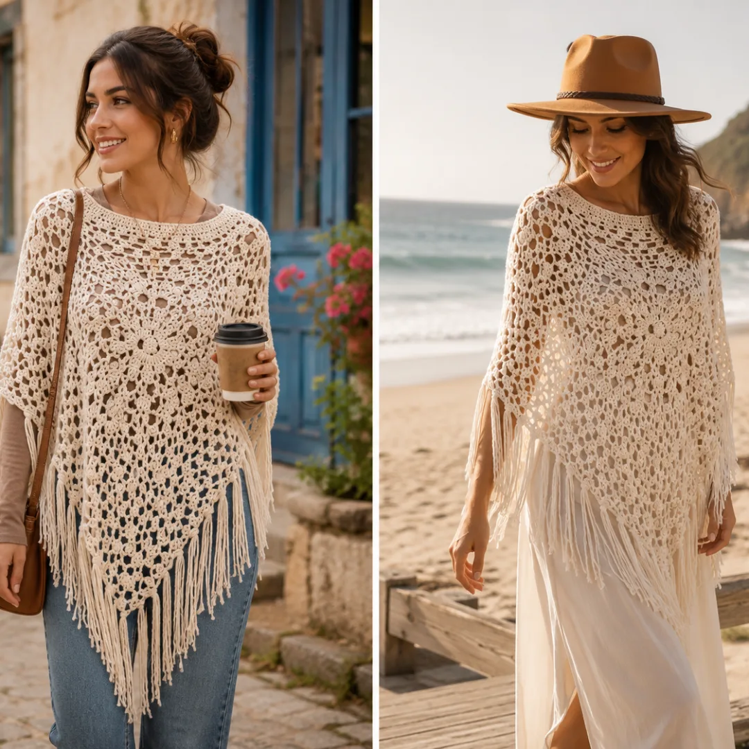 Poncho artesanal — foto 3