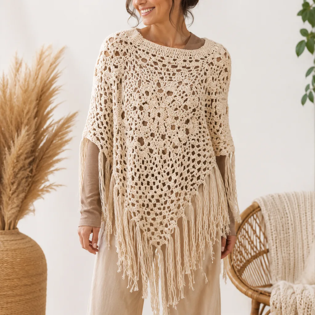 Poncho artesanal — foto 5
