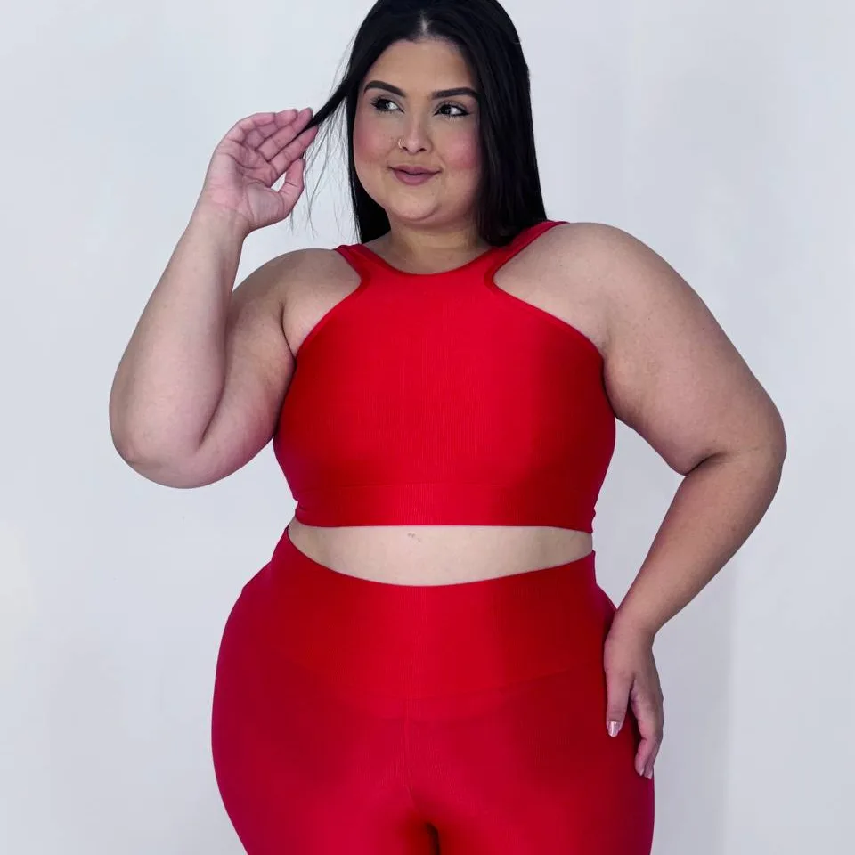 Legging Compressão + Top Juliana Chilli- Plus Size — foto 4