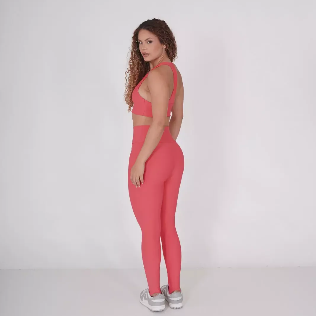 Legging Yoga Fit + Top Serena Coral — foto 4