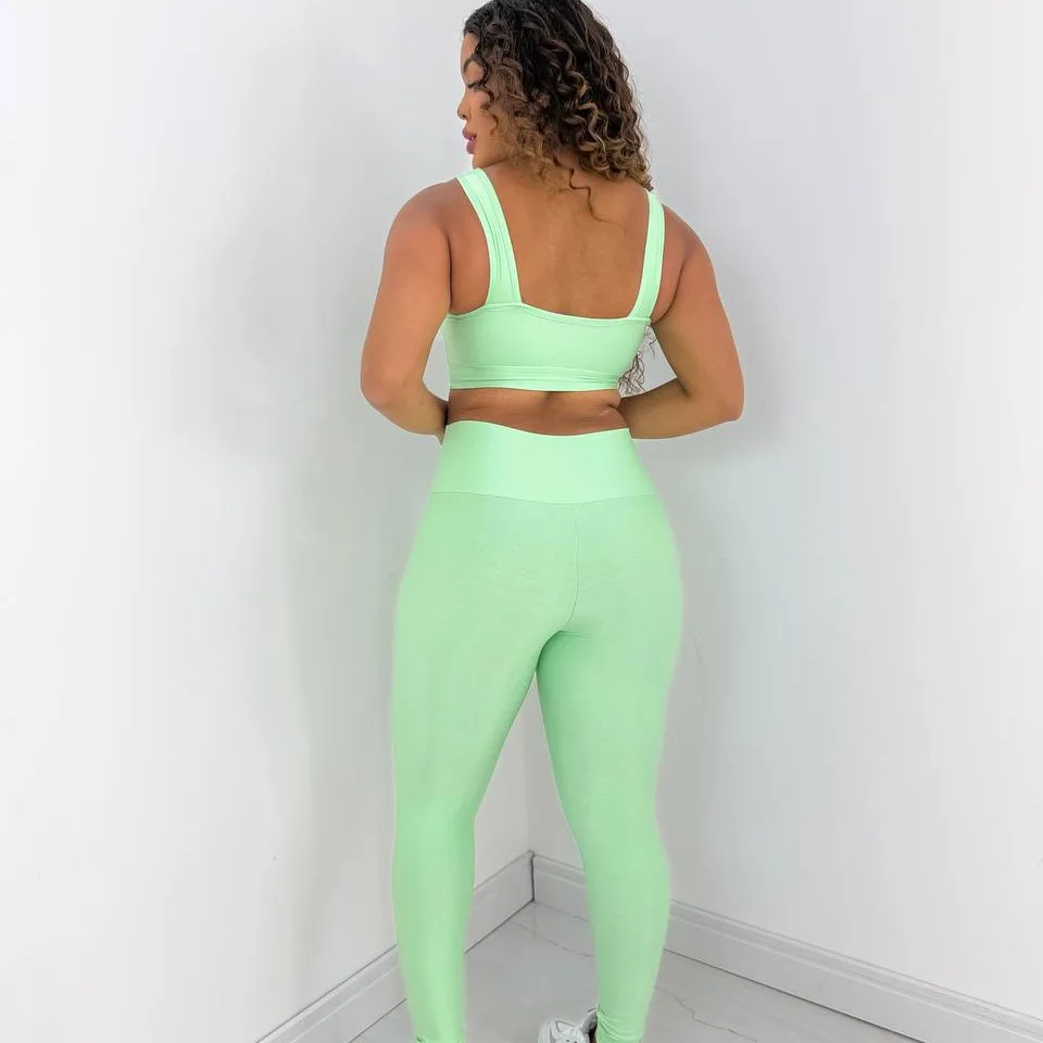 Legging Compressão + Top Mariana Maçã Verde — foto 5