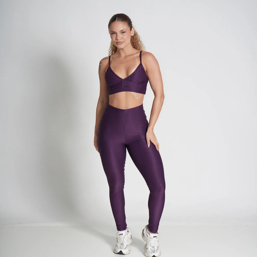 Legging Compressão + Top Lua Berinjela — foto 2