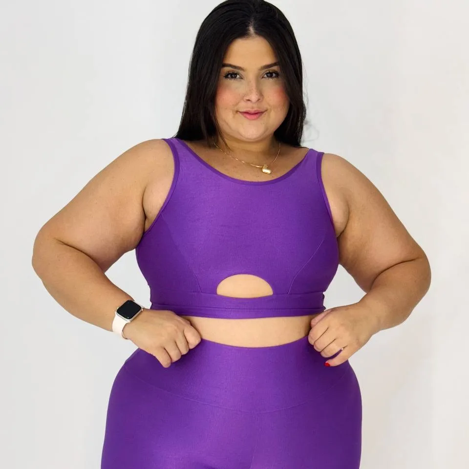 Legging Compressão + Top Márcia Orquídea- Plus Size — foto 5