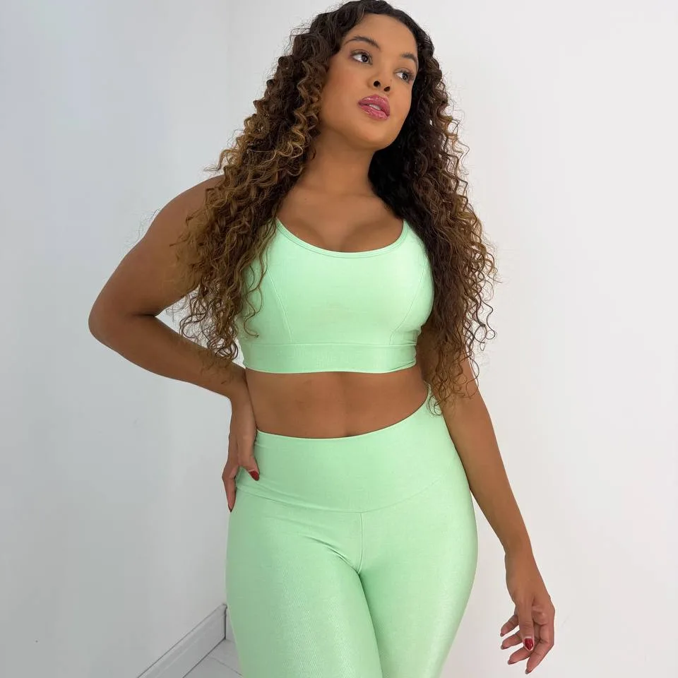 Legging Compressão + Top Mariana Maçã Verde — foto 4