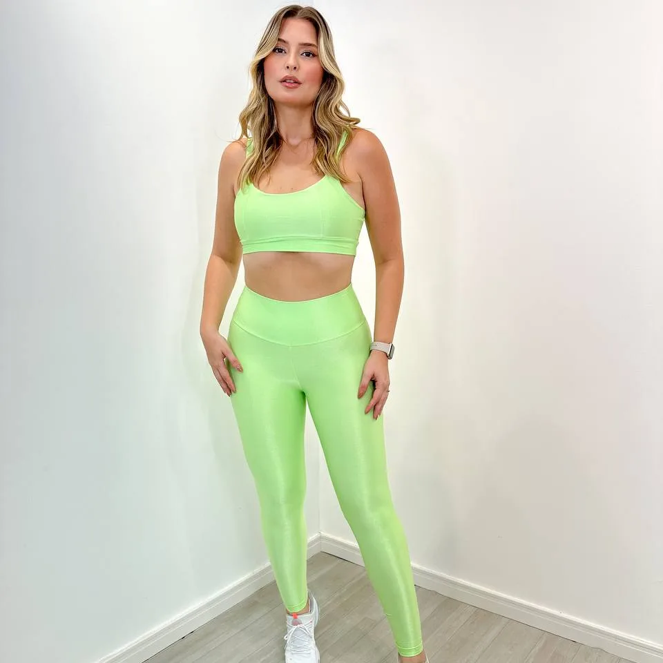 Legging Compressão + Top Mirela Verde Mint — foto 3