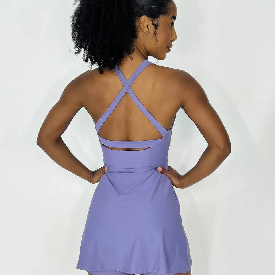 Vestido Beach Poliamida Comfy Lavanda Chic — foto 3